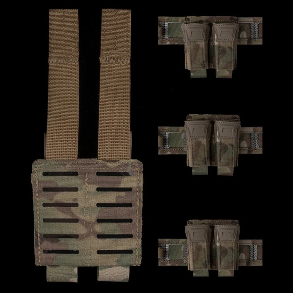 Portacargadores MOLLE Tipo K para pistola y cinturón, Airsoft - imagen 5