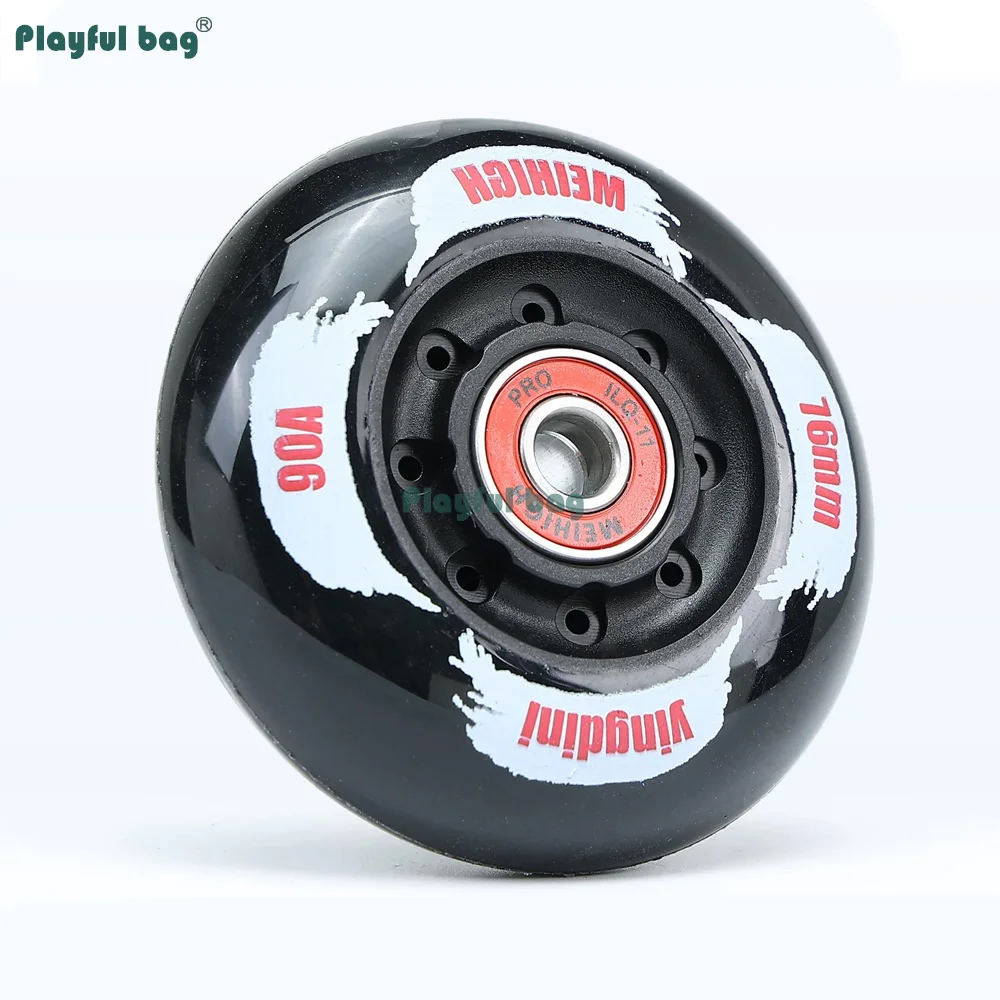 Ruedas patines en línea PU antidesgaste con rodamientos - imagen 2