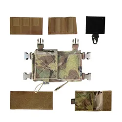 Chest Rig MK3/MK4 táctico modular con bolsa frontal