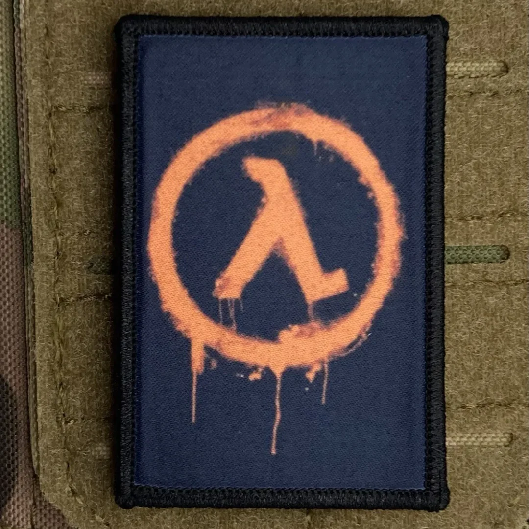 Parche táctico con diseño de bandera