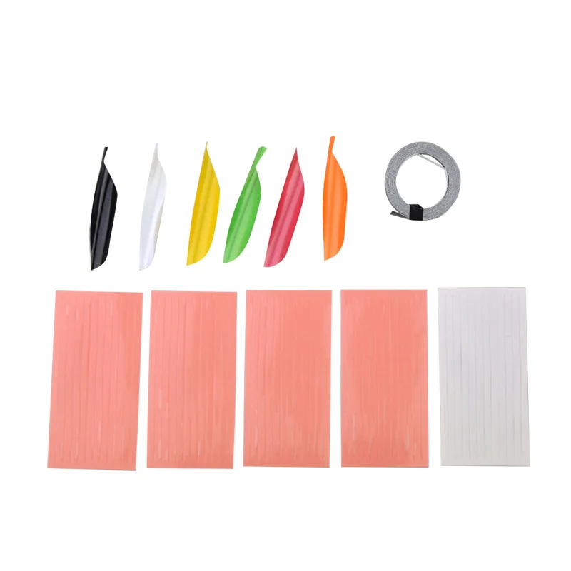 Plumas para flechas de tiro con arco giratorias de plástico - imagen 4