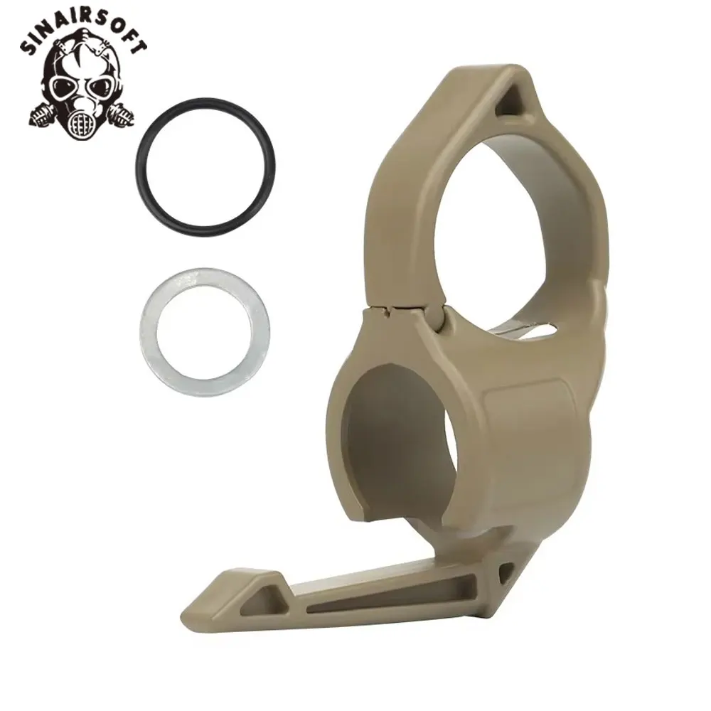 Anillo de dedo antideslizante para linterna táctica con clip - imagen 3