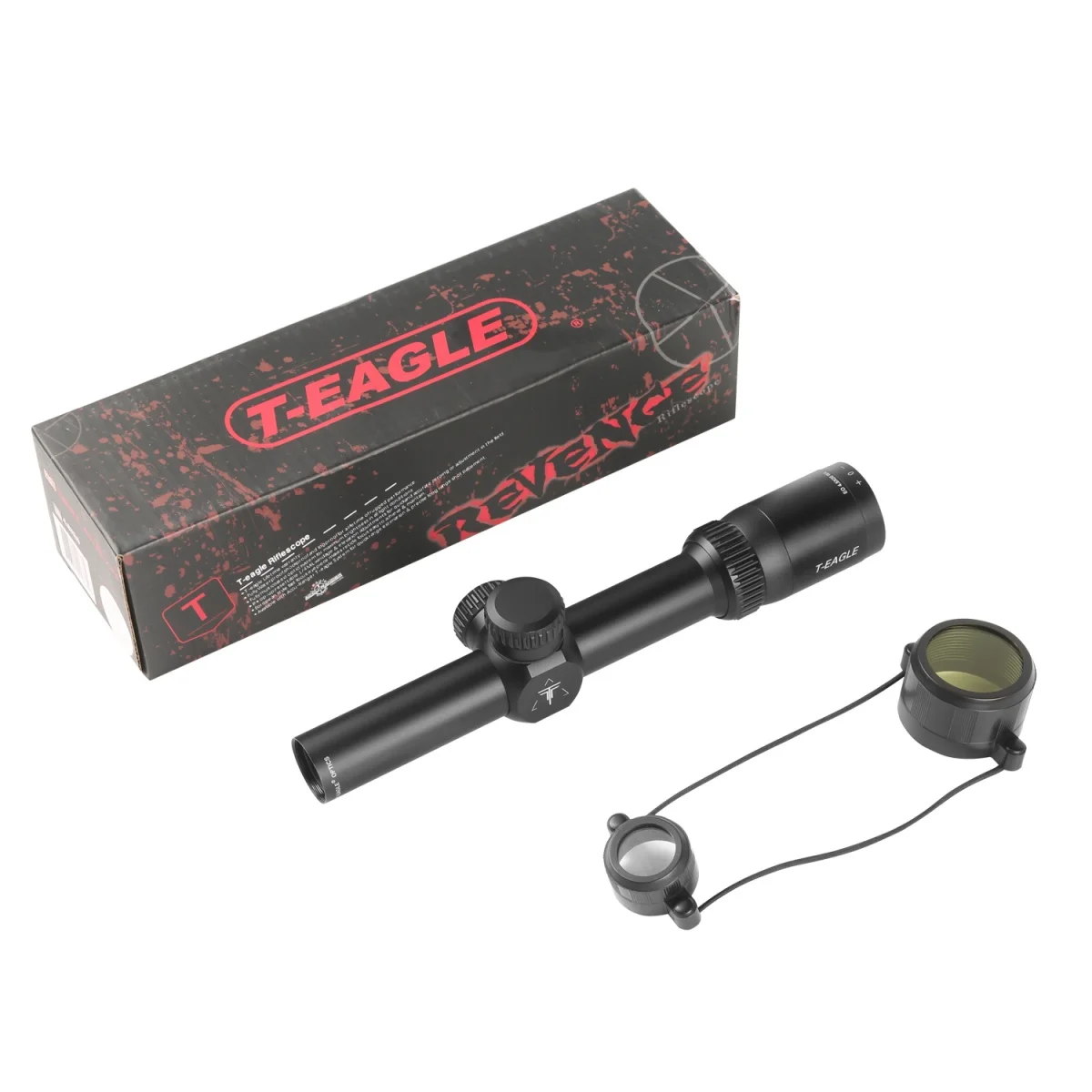 Mira telescópica táctica T-EAGLE 4.5x20WA retícula iluminada rojo/verde - imagen 5