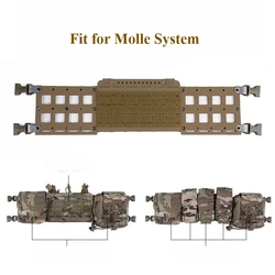 Soporte de transporte MOLLE para colgador pecho extendido