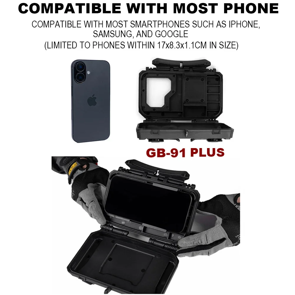 Funda táctica MOLLE para teléfono universal, mapas y navegación - imagen 4