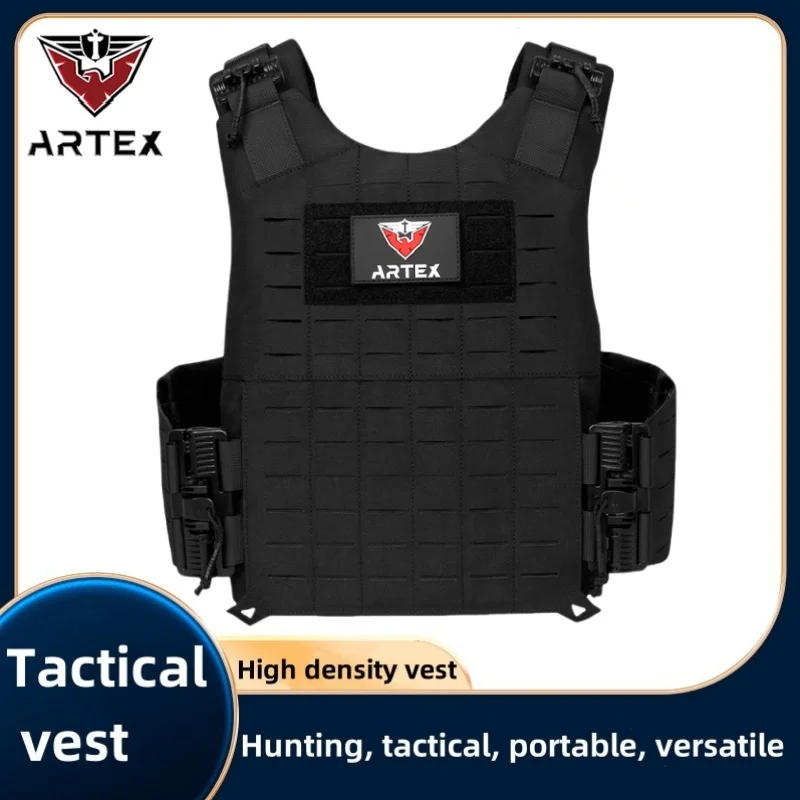 Chaleco táctico portaplacas modular con sistema MOLLE