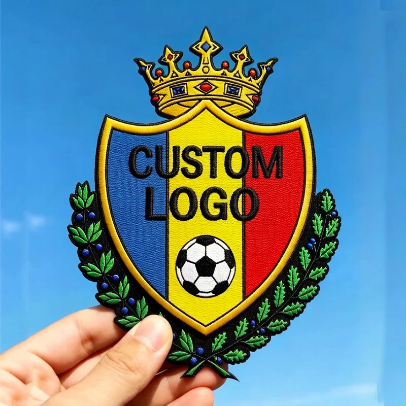 Ejemplos de parches personalizados y logotipo bordado