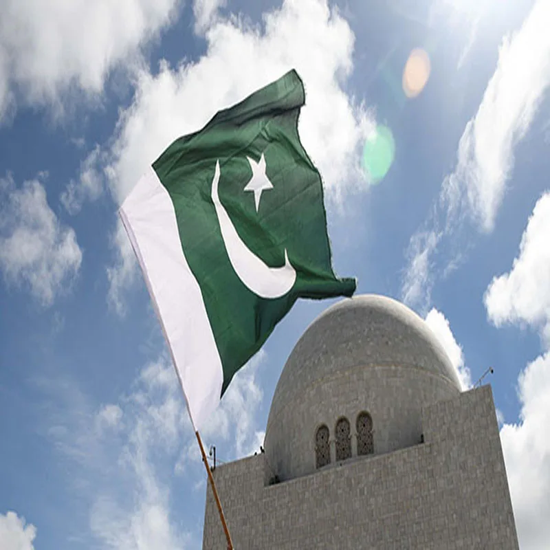 Bandera de Pakistán para exteriores impermeable y resistente - imagen 2