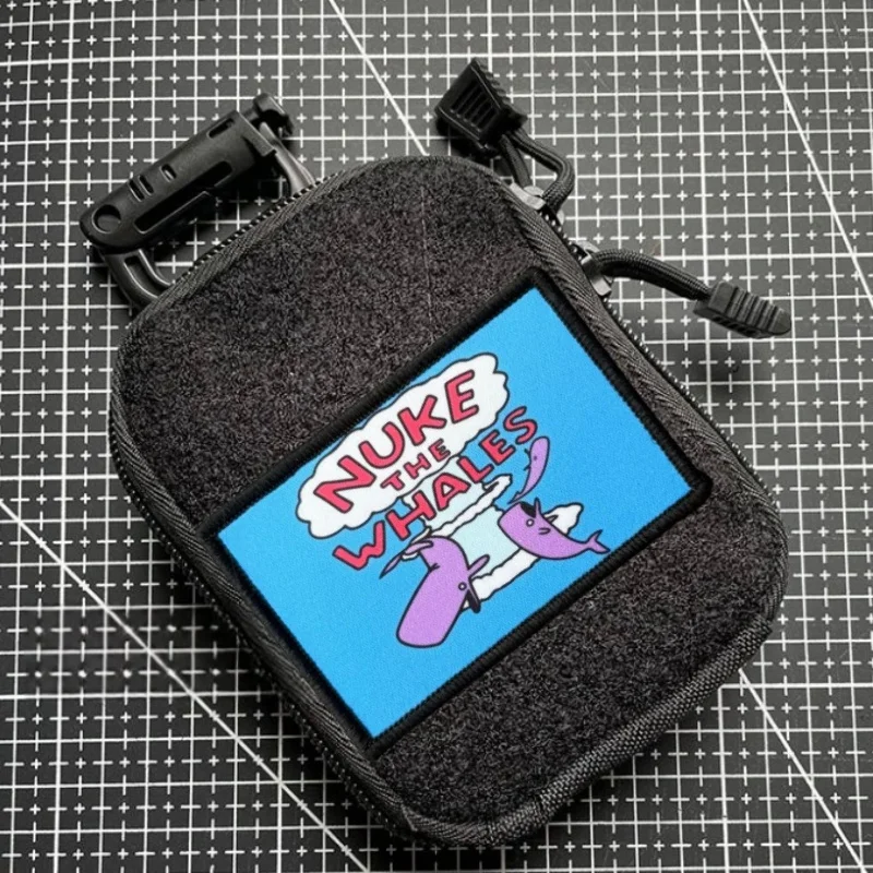 Parche táctico Velcro estampado para brazalete moral - imagen 3