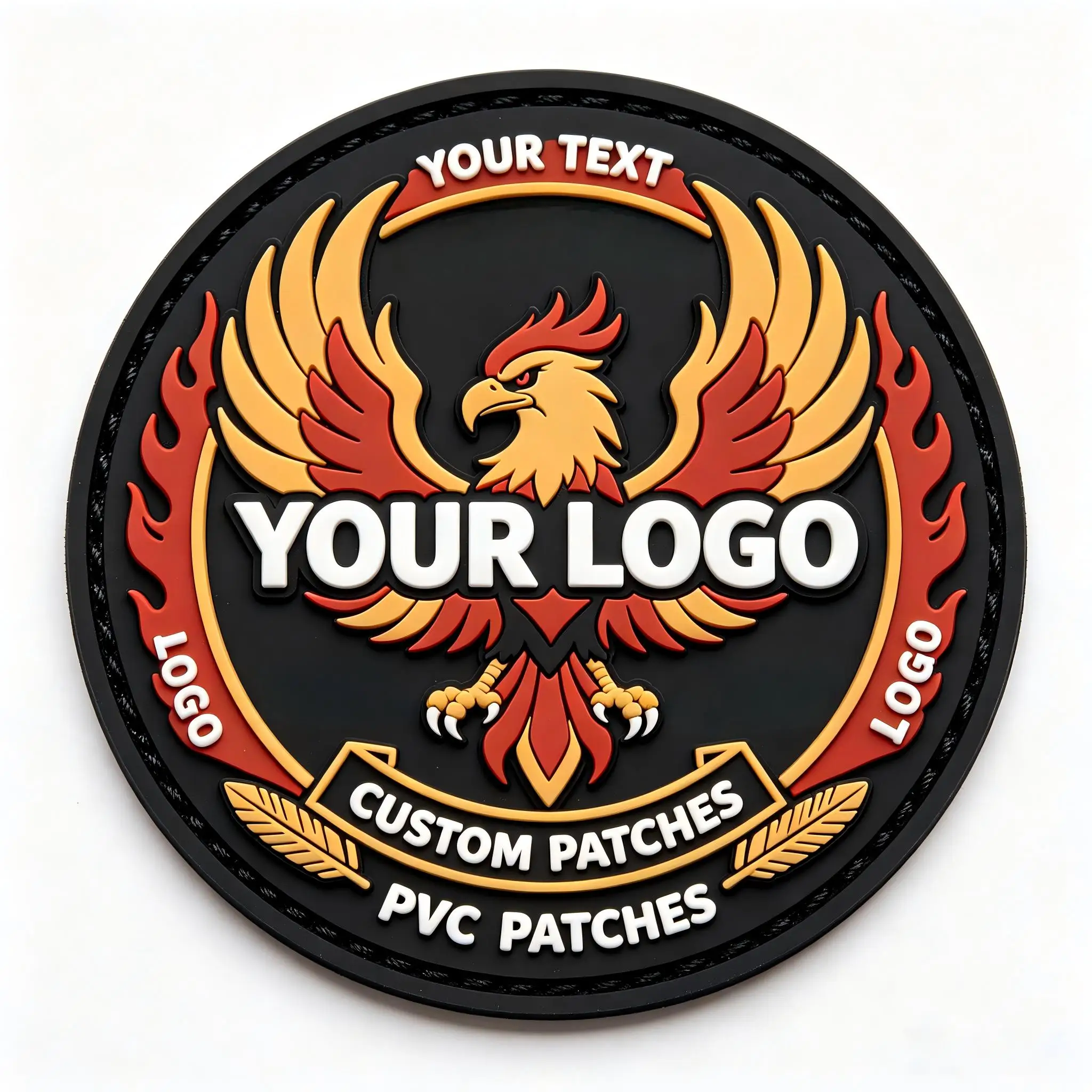 Parche de PVC 3D personalizado con velcro para ropa y gorras - imagen 2