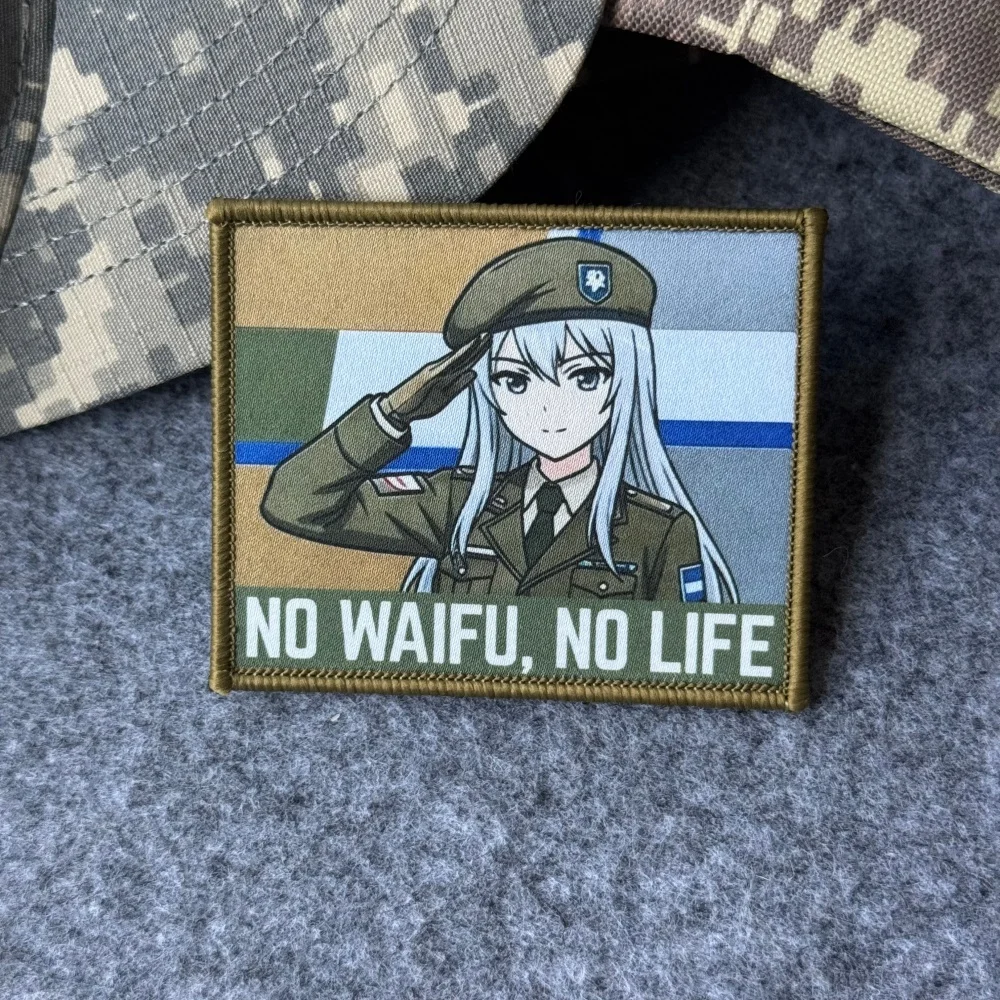 Parche táctico anime con gancho y bucle para mochila militar - imagen 3