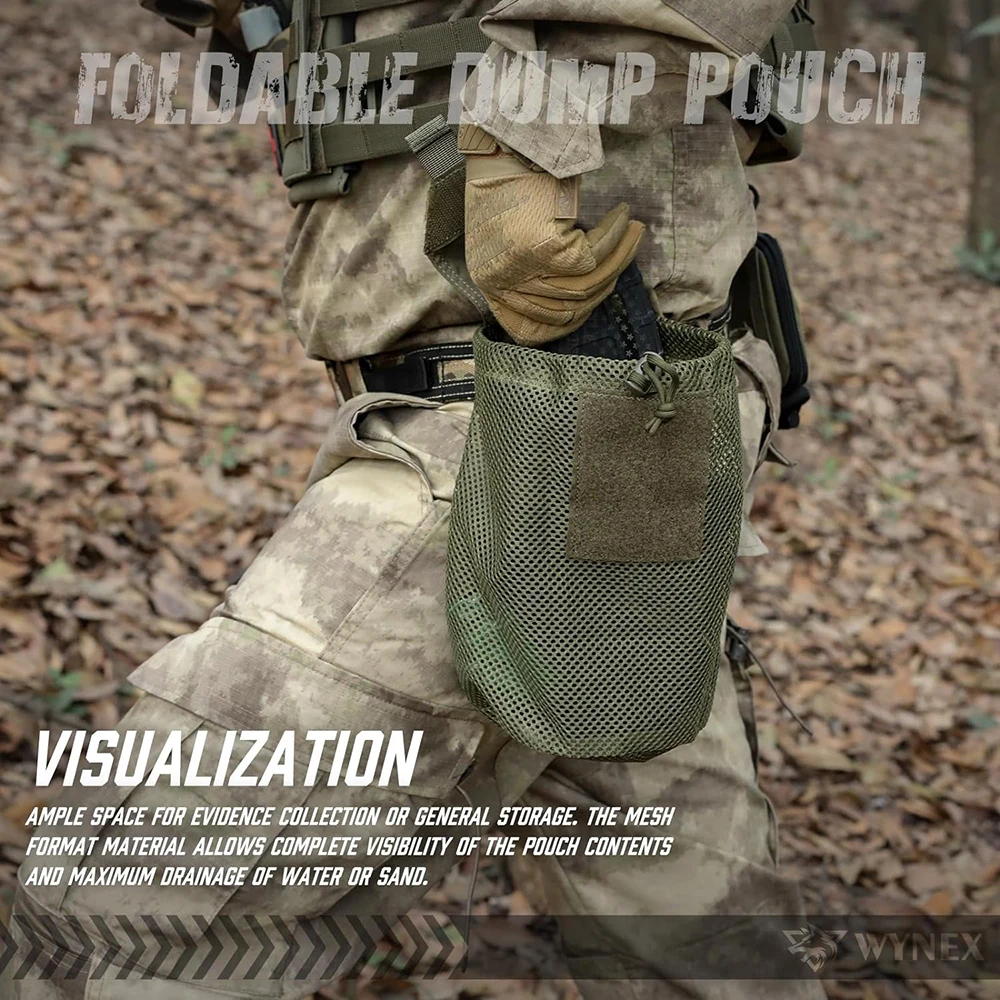 Bolsa táctica MOLLE cintura ripstop para caza y monte