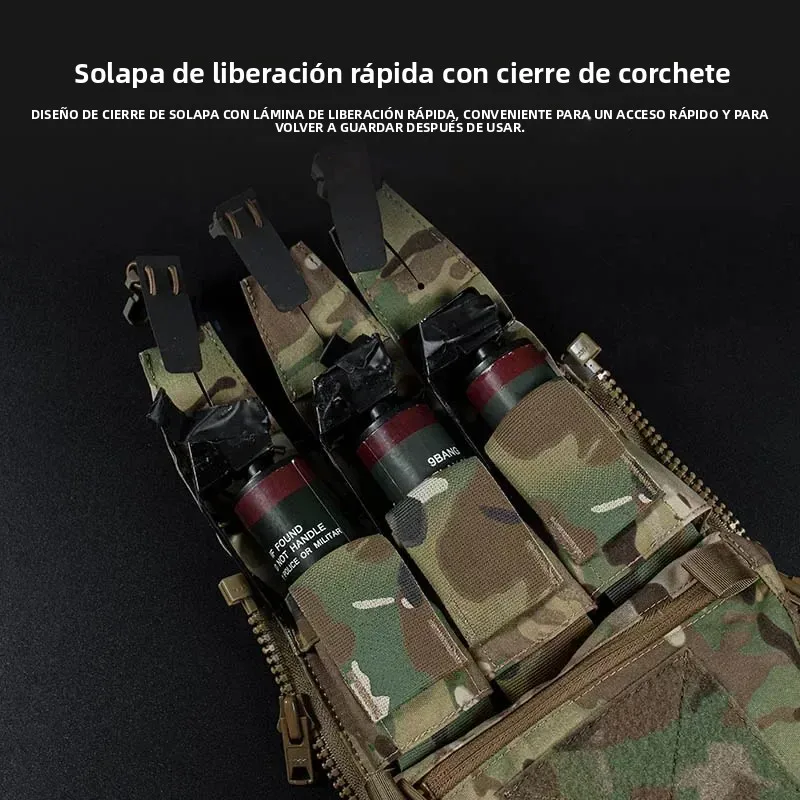 SINAIRSOFT panel trasero con cremallera para chaleco airsoft - imagen 5