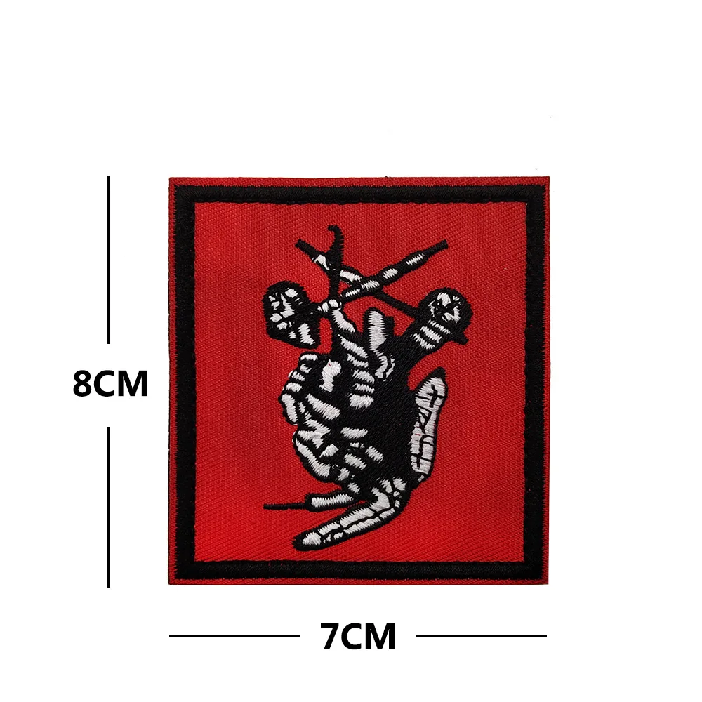 DEVGRU Parche Moral Táctico Bordado con Velcro para Mochila