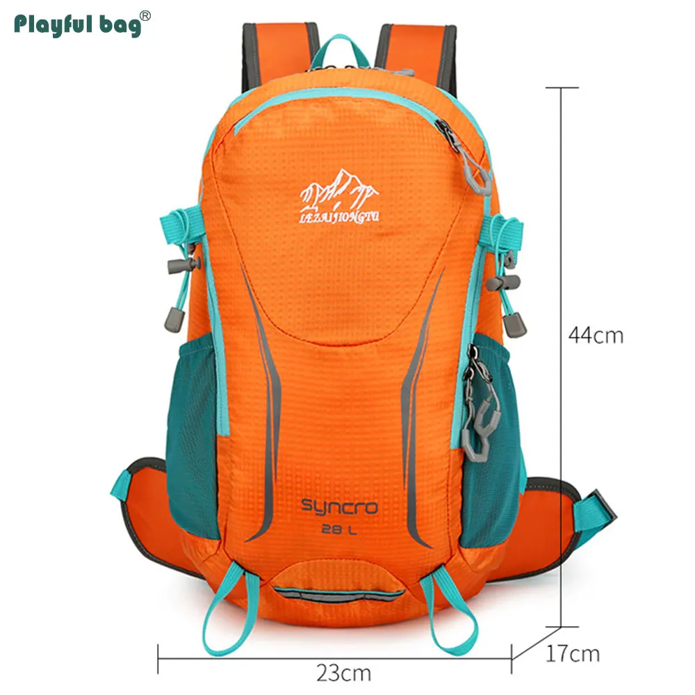 Mochila montañismo táctica 40L Ultraligera con cubre lluvia