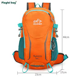 Mochila montañismo táctica 40L Ultraligera con cubre lluvia