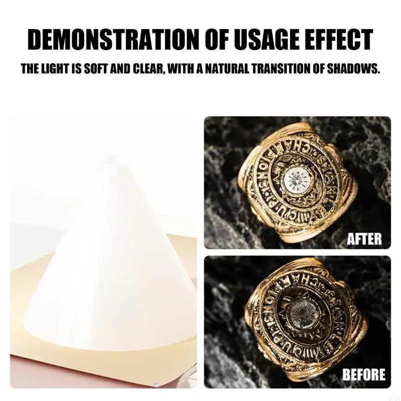 Cono de luz repuesto para caja de fotos con difusor - imagen 5
