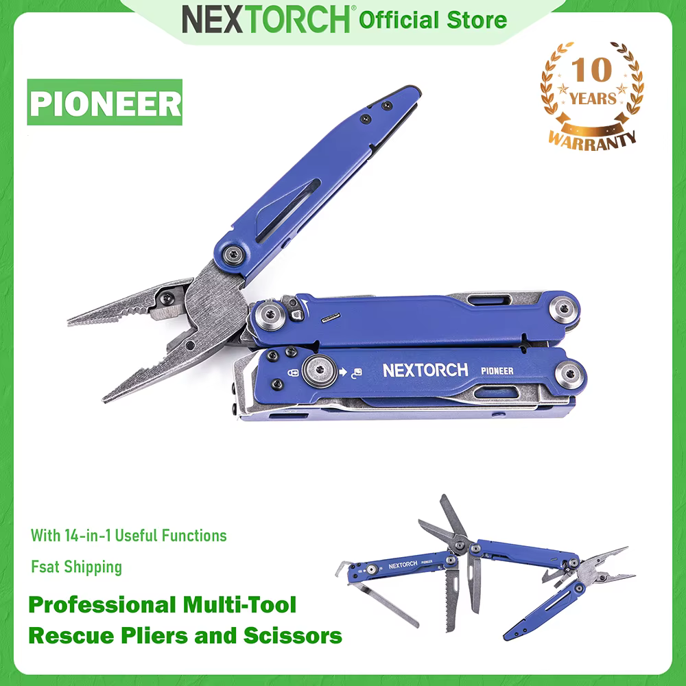 NEXTORCH PIONEER Multiherramienta plegable EDC para exteriores - imagen 2