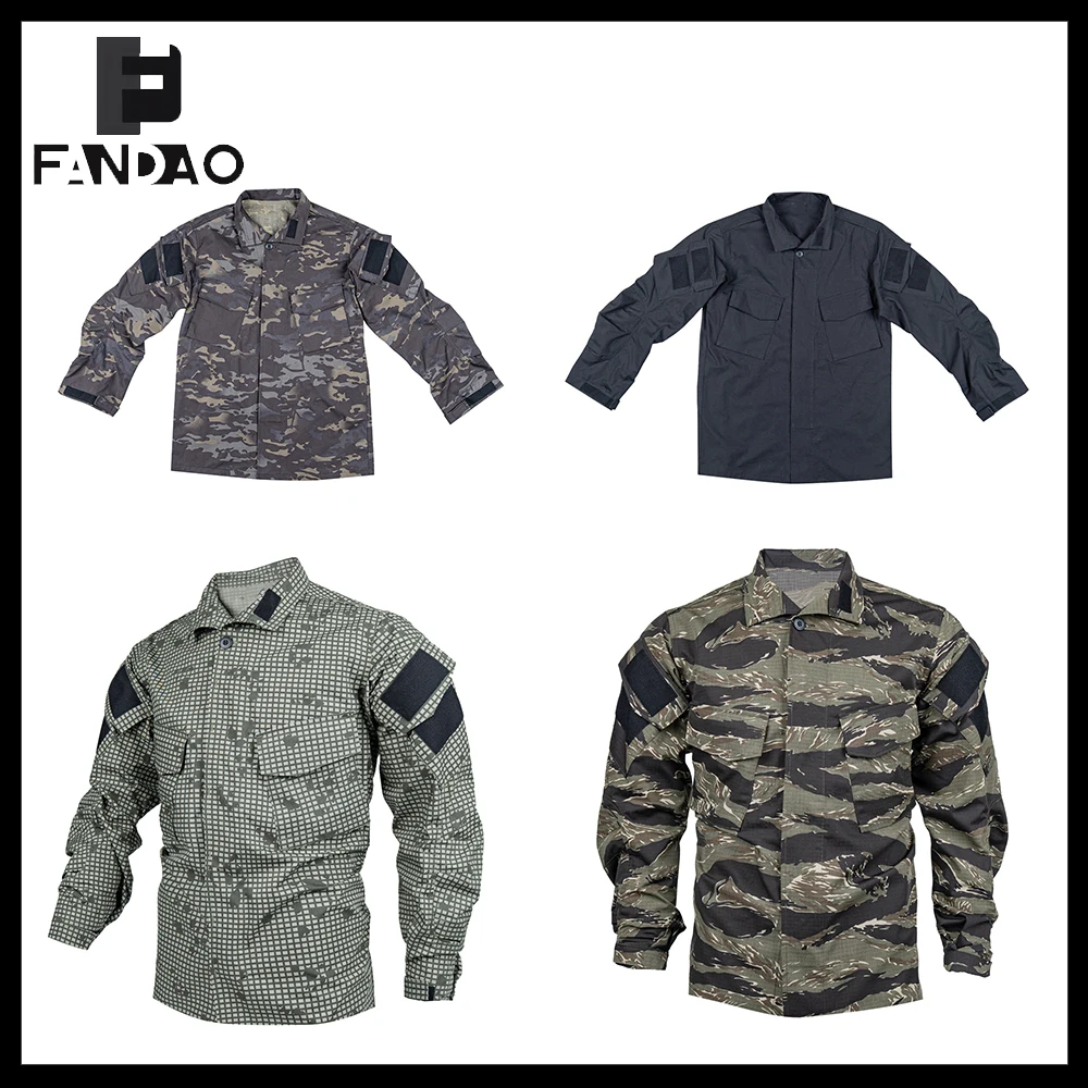 Traje táctico camuflado transpirable manga larga – Airsoft caza
