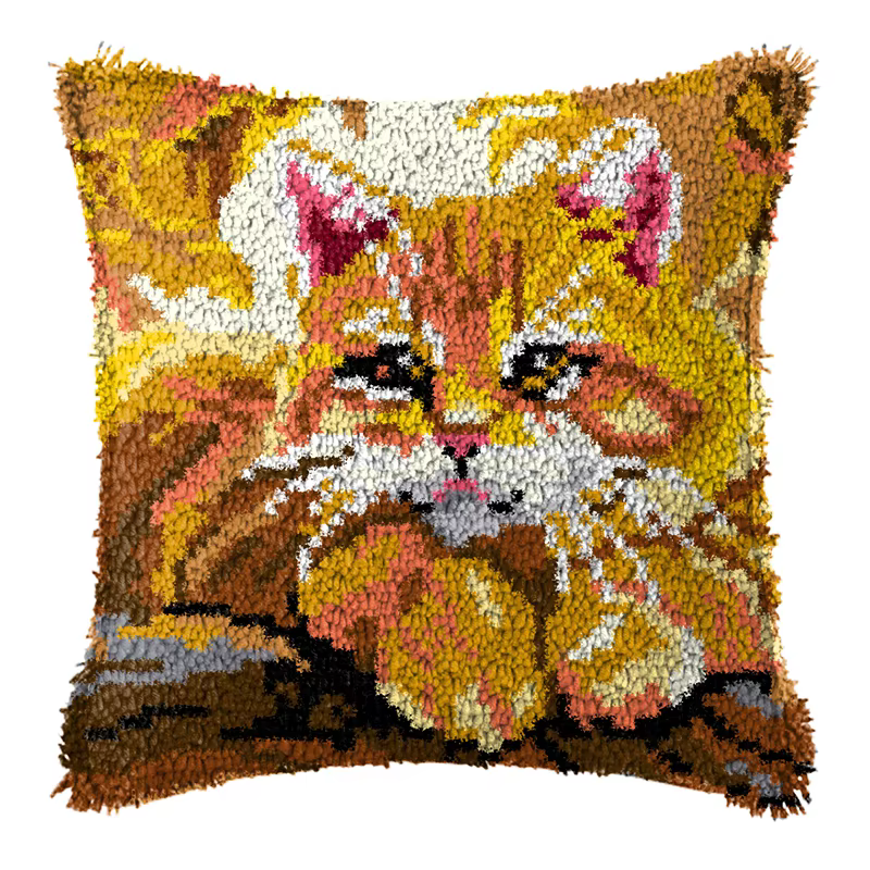 Animal Cat – Kit costurero botones decorativos y ganchos bordados - imagen 3