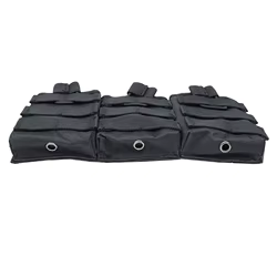 Funda Cargador TRIPLICADA Magnética 1000D Nylon MOLLE AR-15 AK Airsoft