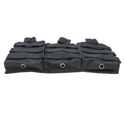 Funda Cargador TRIPLICADA Magnética 1000D Nylon MOLLE AR-15 AK Airsoft
