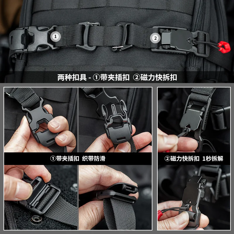 Correa de fijación táctica MOLLE para mochila EDC outdoor