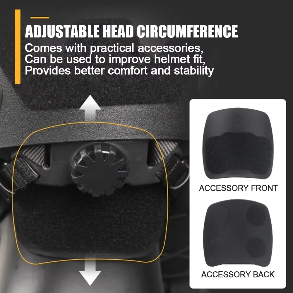 Casco táctico rápido con auriculares, protección facial y NVG - imagen 5