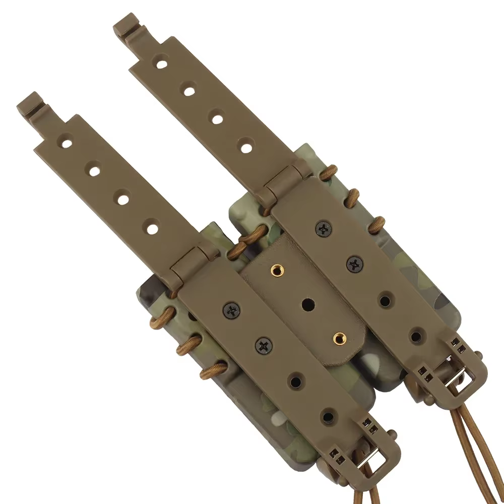 Porta cargadores extensible táctico MOLLE para chaleco o cinturón - imagen 2