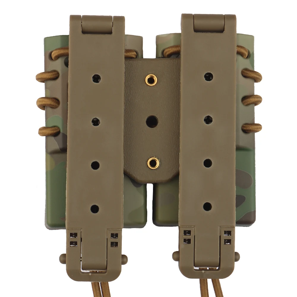 Portacargador doble 9mm liberación rápida MOLLE – Airsoft y paintball - imagen 3