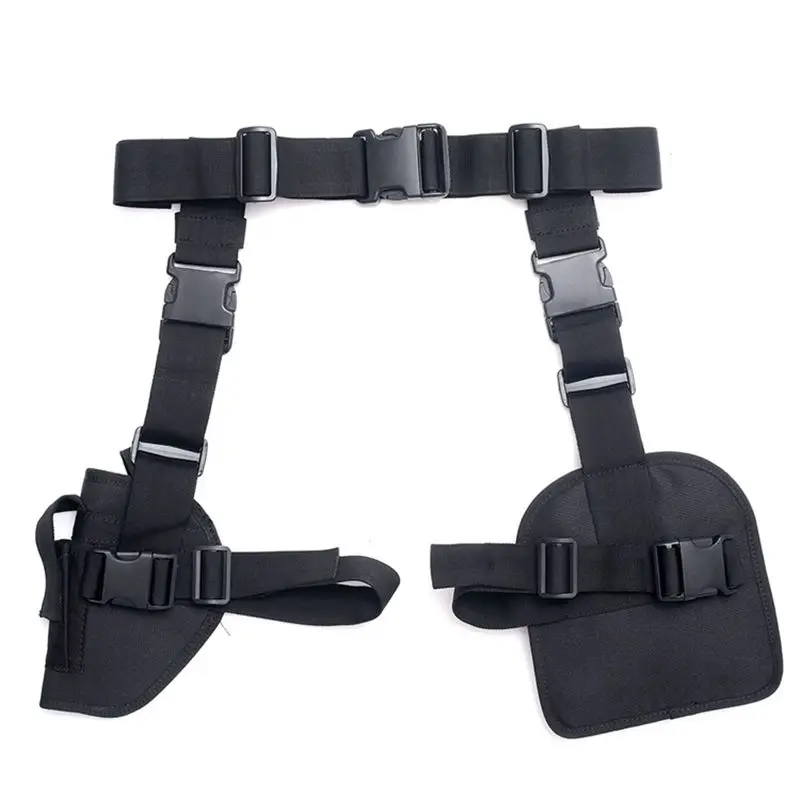 Funda táctica para pierna con cinturón y correa, caza outdoor - imagen 3