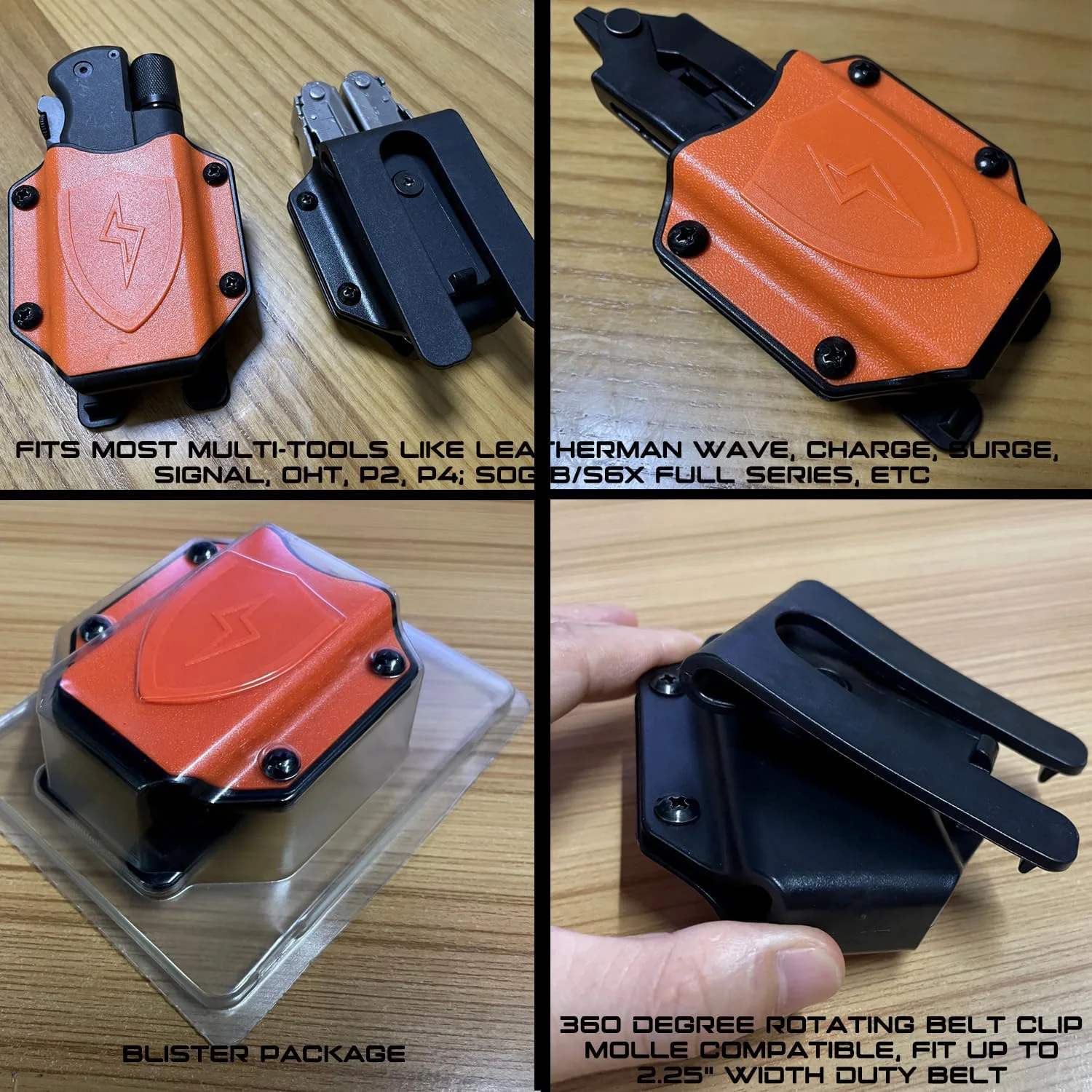 Funda Molle para multiherramienta en uso