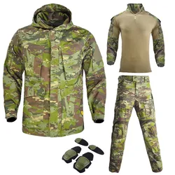 Chaqueta táctica hombre Airsoft a prueba de viento