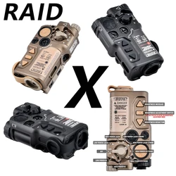 WADSN Raid X Láser táctico IR y rojo-verde-azul para Picatinny