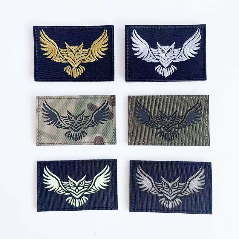 Parche reflectante bordado emblema moral – Táctico para mochila y uniforme - imagen 2