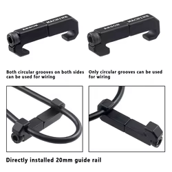 M-LK Guía de cables de aluminio para Surefire M300/M600 PEQ Picatinny