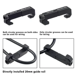 M-LK Guía de cables de aluminio para Surefire M300/M600 PEQ Picatinny
