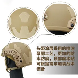 Fastxr Casco táctico antibalas ligero con sistema Wendy