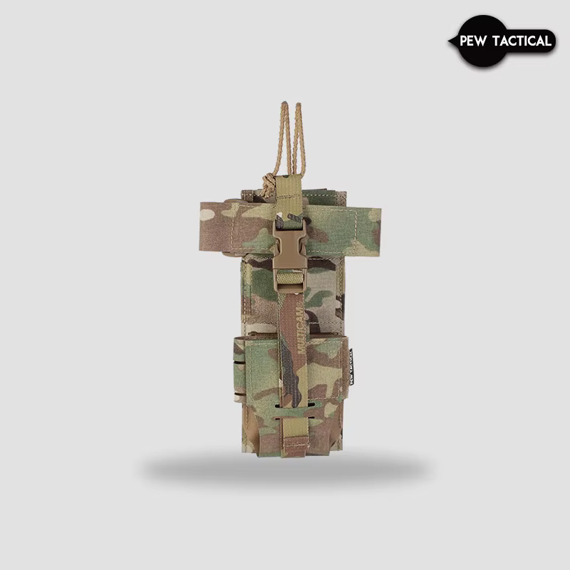 Funda táctica MOLLE para radio PRC152 – Protectora y organizadora - imagen 2