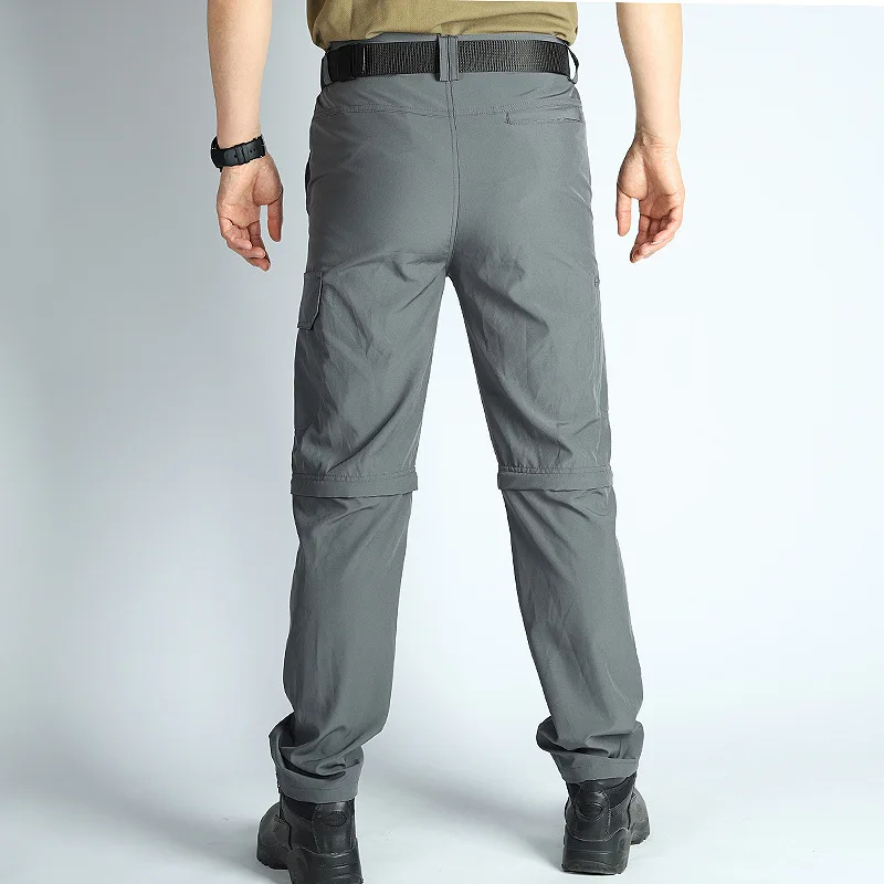 Pantalón cargo táctico convertible de secado rápido, ligero - imagen 5