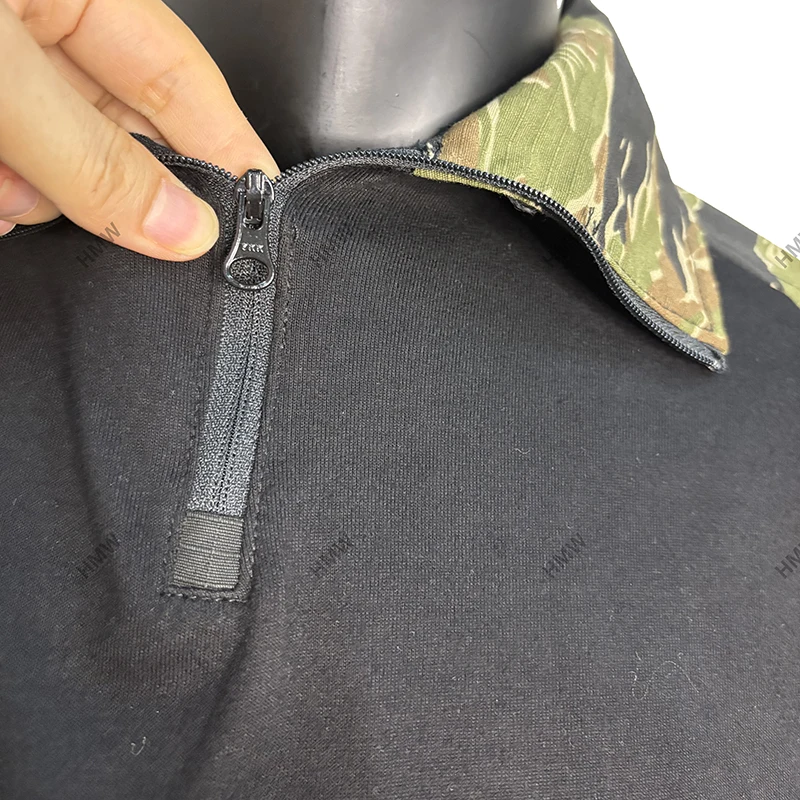 Camuflaje táctico punto tigre selva – camiseta tipo rana - imagen 4