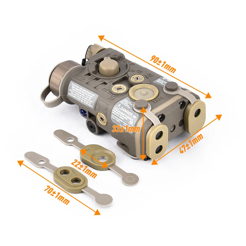 WADSN caja táctica PEQ15 para NGAL de airsoft en nailon - imagen 5