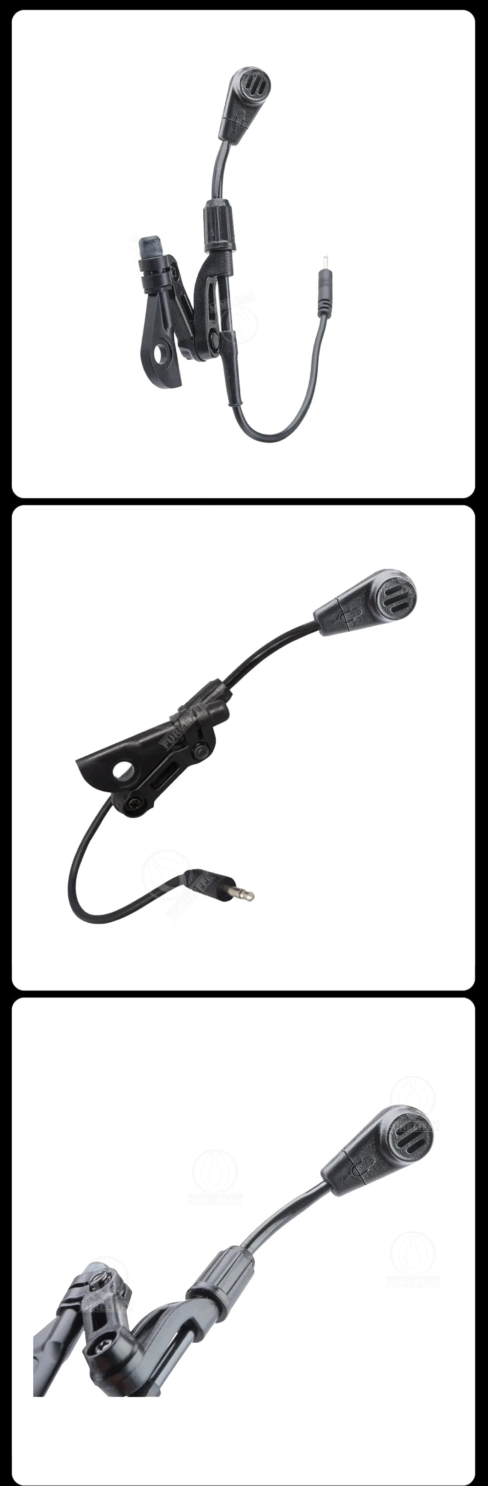Micrófono electrónico táctico para comunicación