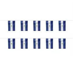 Banderines Nicaragua de poliéster para guirnalda y decoración
