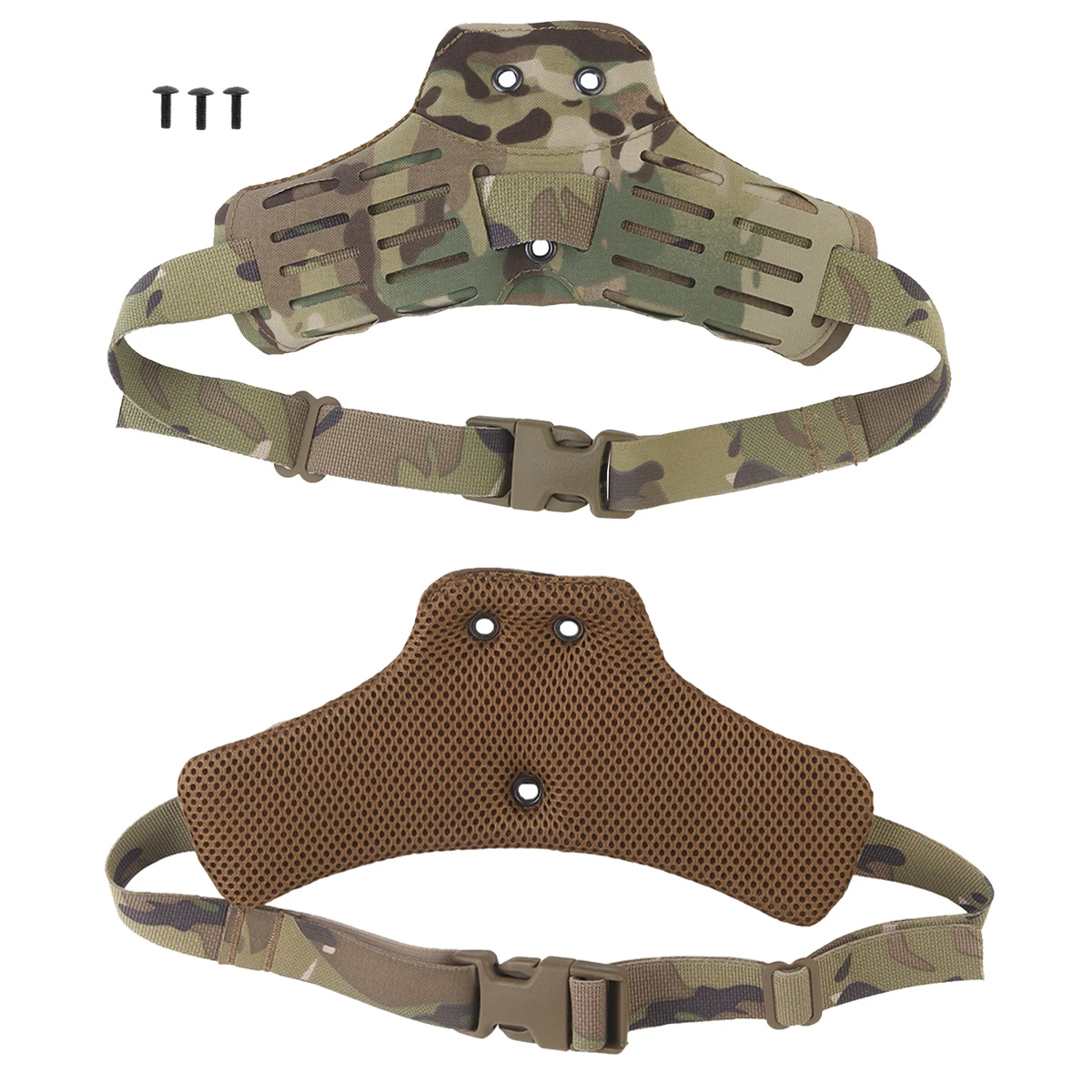 Plataforma táctica de muslo MOLLE para Glock 17 con QLS - imagen 5
