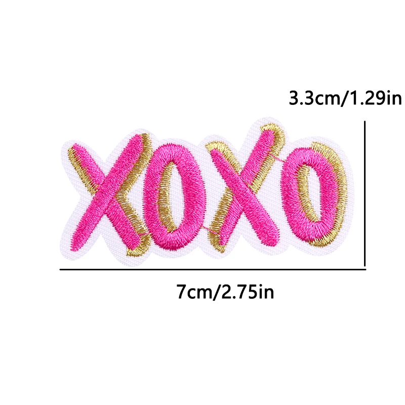 Parche termoadhesivo corazones rosa con encaje, lazo y bola disco - imagen 4
