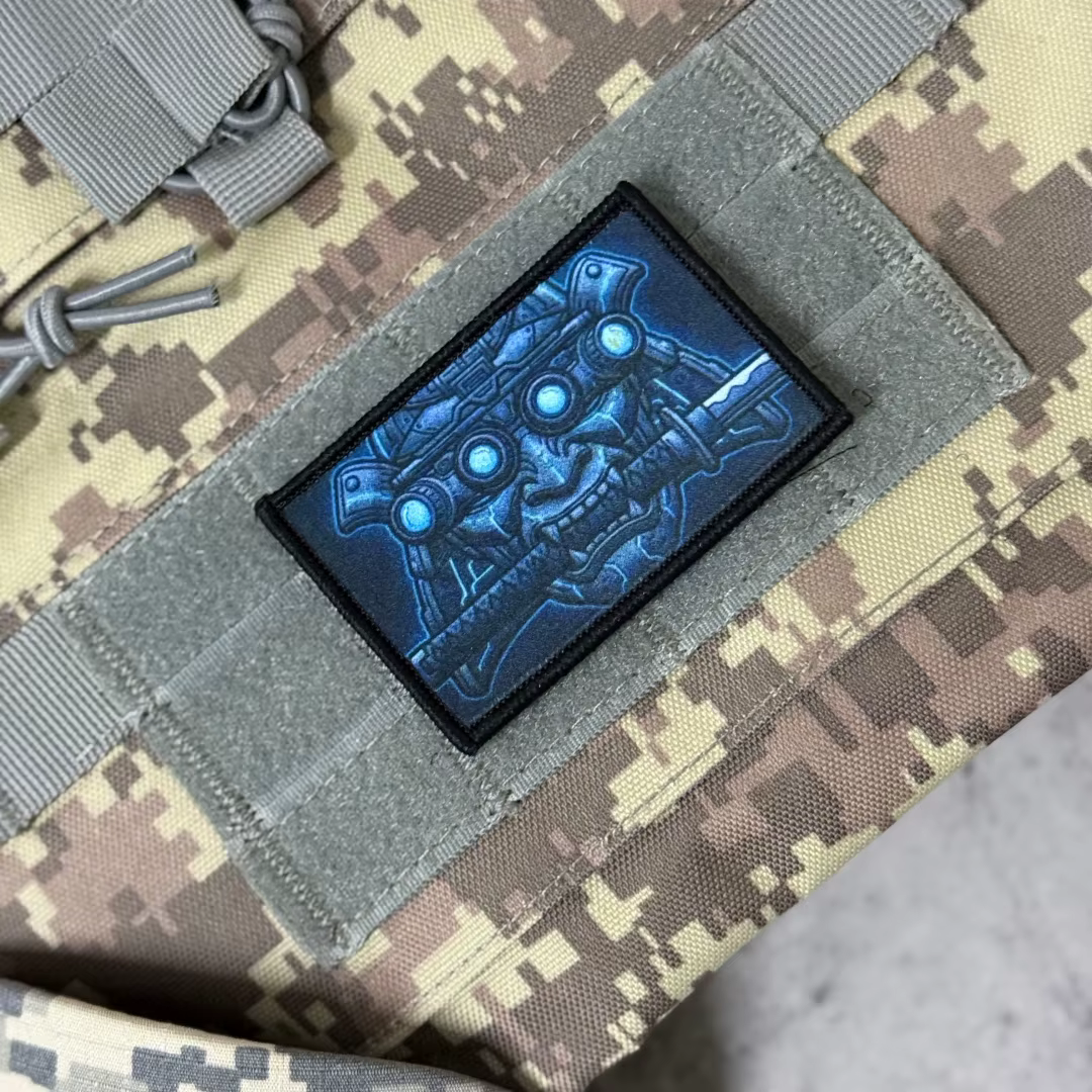 Morale Ronin Warrior Parche táctico con velcro para ropa - imagen 5