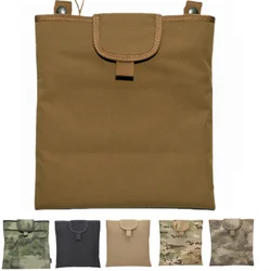 Bolsa táctica drop Multicam Black para cargadores Airsoft plegable