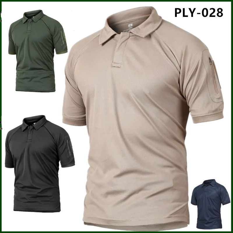 Tom Camiseta táctica secado rápido transpirable manga corta verano