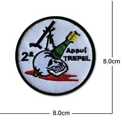 Parche calavera táctico MOLLE – Velcro adhesivo